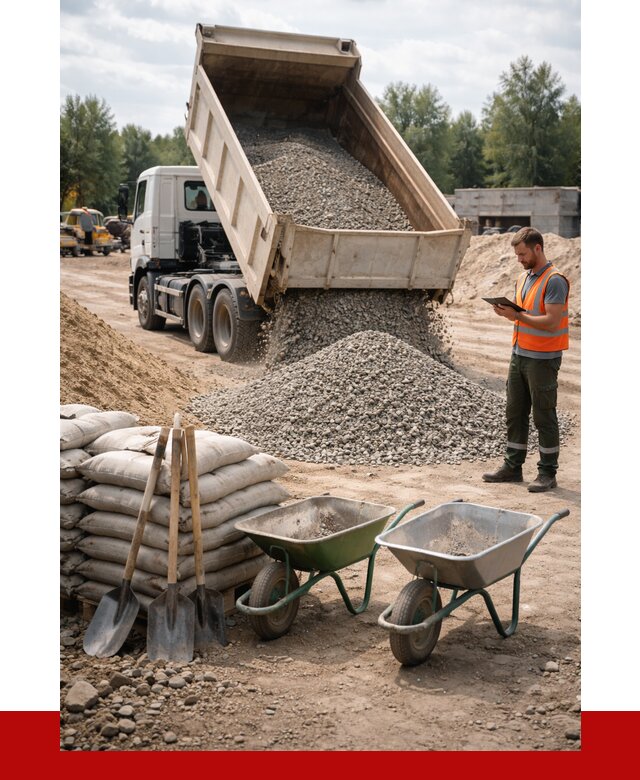 Доставка нерудных материалов в Челябинске от 1237 руб. | ПРОНЕРУДЧлб