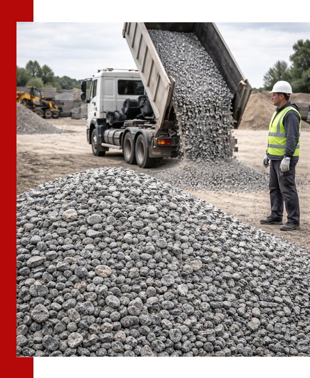 Доставка и продажа гранитного щебня фракции 5-20 в Челябинске