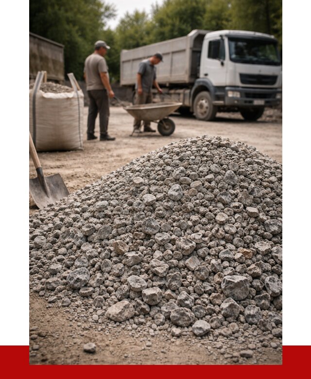 Гранитный щебень фракция 20-40 в Челябинске от 3300 руб. ПРОНЕРУДЧлб