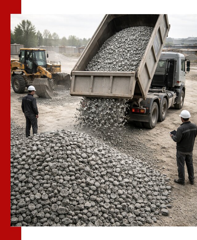 Доставка гранитного щебня фракции 20-40 в Челябинске