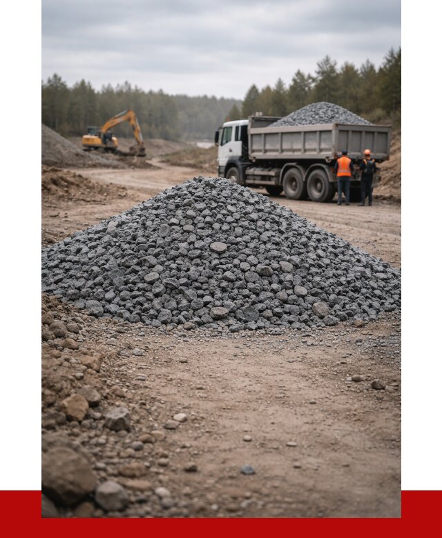 Щебень габбро диабаз фракция 40-70 в Челябинске от 2269 р-ПРОНЕРУДЧлб