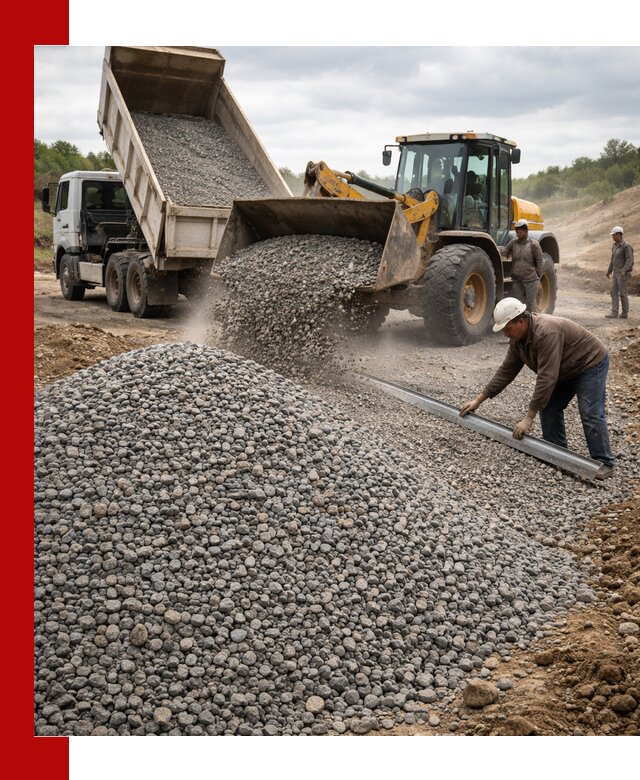 Гравийный щебень фракция 5-20 с доставкой в Челябинске