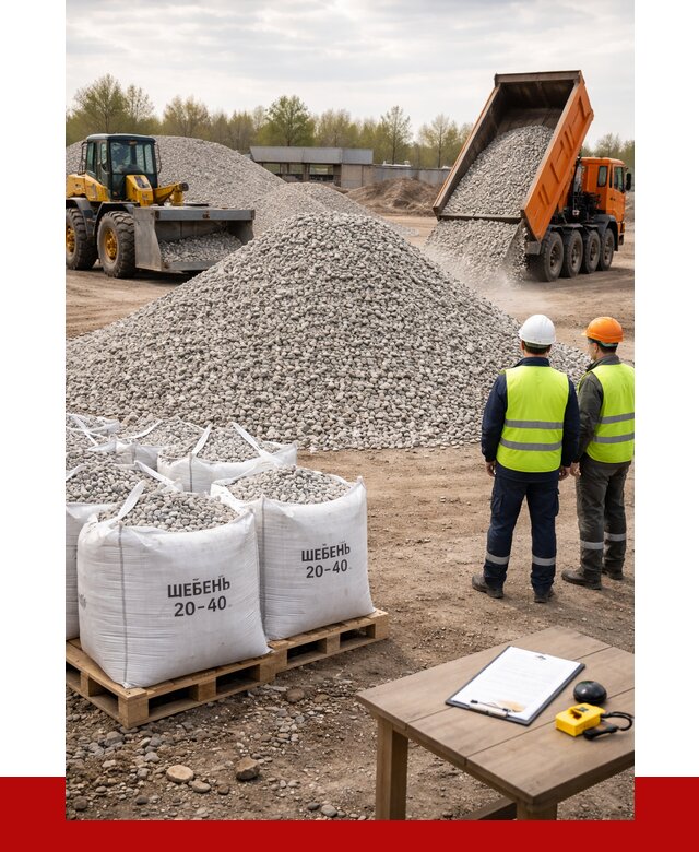 Известняковый щебень 20-40 в Челябинске от 2166 р. ПРОНЕРУДЧлб