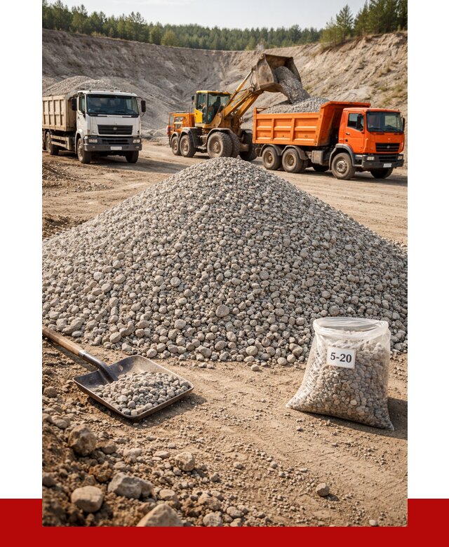 Доломитовый щебень фр. 5-20 в Челябинске от 4331 р. | ПРОНЕРУДЧлб