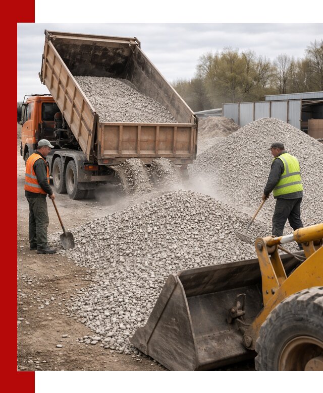 Доломитовый щебень фракции 5-20 с доставкой в Челябинске