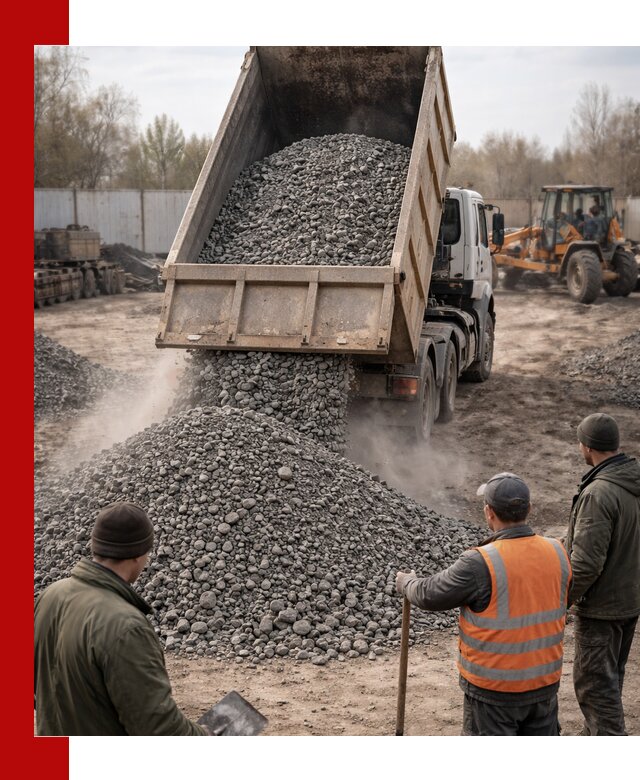 Доставка шлакового щебня в удобные сроки по выгодной цене в Челябинске