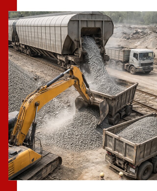 Доставка железнодорожного щебня в Челябинске крупными партиями быстрого отгруза