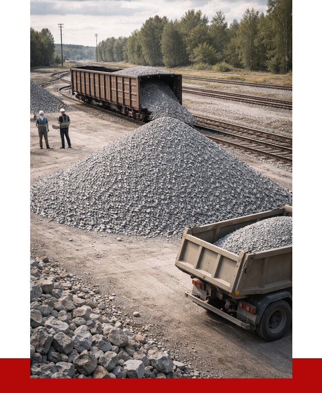 Железнодорожный щебень 20-60 в Челябинске от 1753 р. | ПРОНЕРУДЧлб