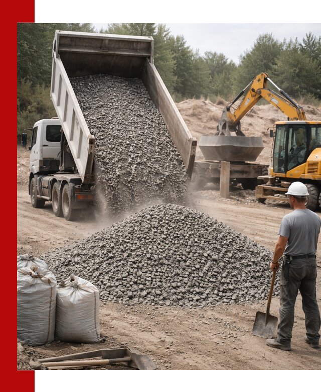 Доставка и продажа бетонного щебня в Челябинске