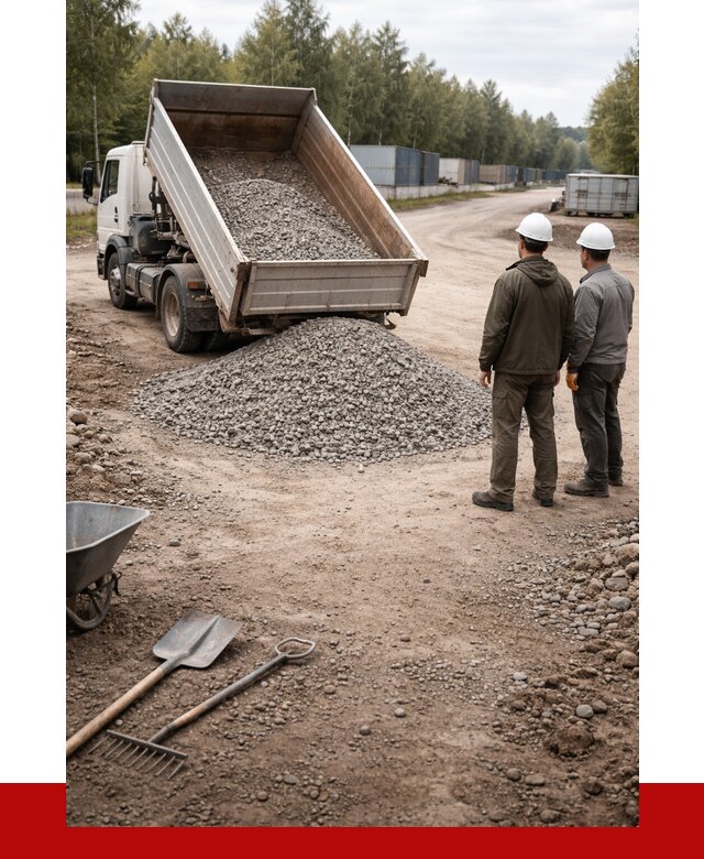 Бетонный щебень фракция 5-20 в Челябинске от 3300 р., ПРОНЕРУДЧлб