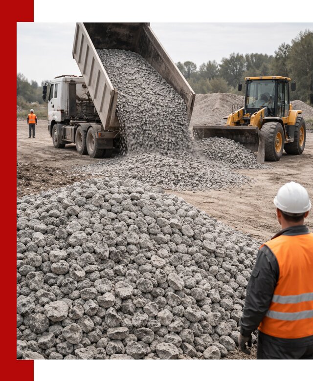 Доставка бетонного щебня фракции 20-40 в Челябинске