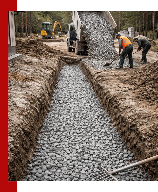 Щебень для дренажа с доставкой в Челябинске высокого качества