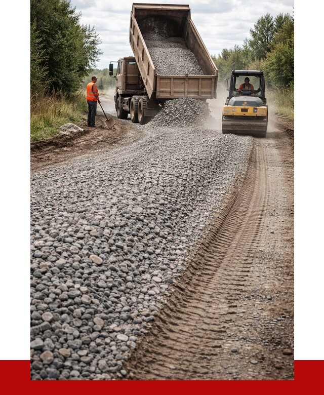 Щебень для отсыпки дороги в Челябинске от 2784 р. ПРОНЕРУДЧлб
