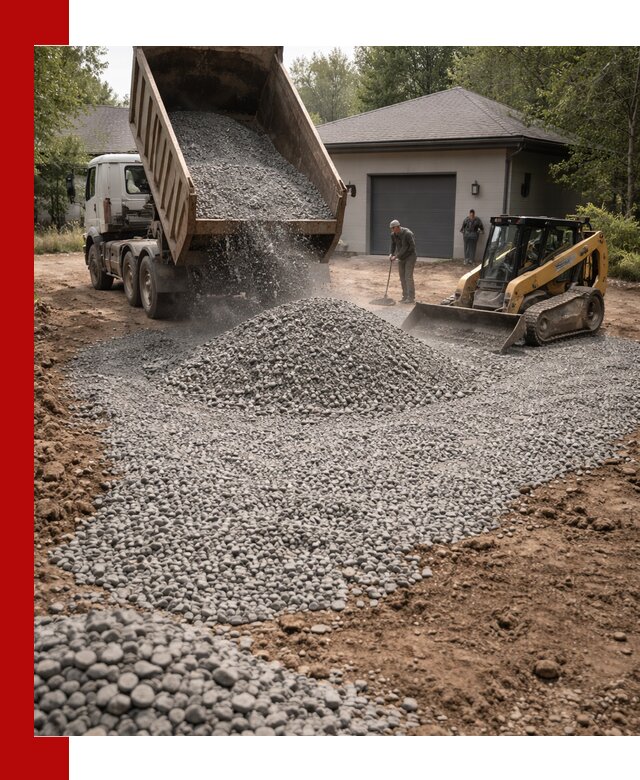 Щебень для парковки в Челябинске: доставка и укладка качественного материала