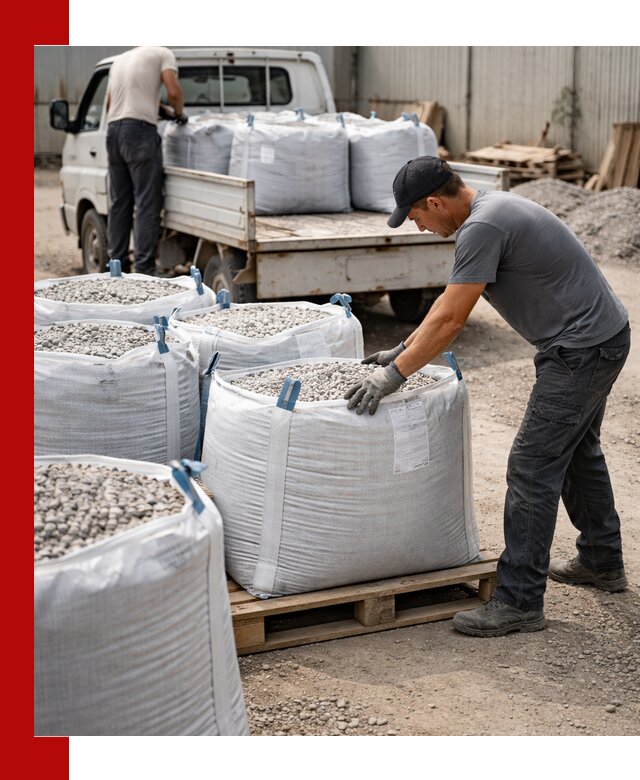 Доставка щебня в мешках по выгодным ценам в Челябинске