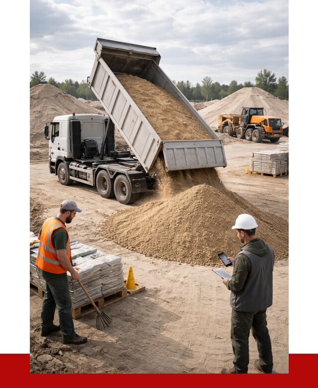 Карьерный песок с доставкой в Челябинске от 3712 р. ПРОНЕРУДЧлб
