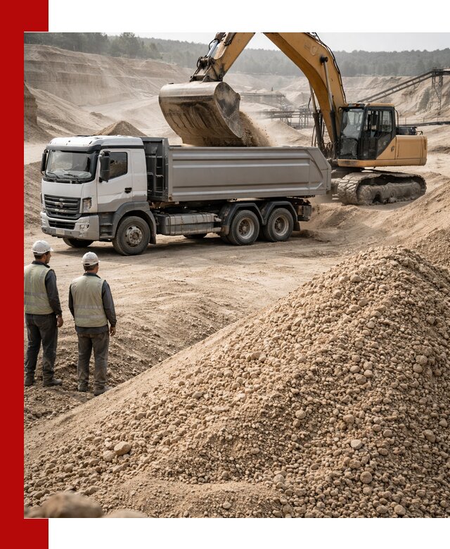 Карьерный крупнозернистый песок с доставкой в Челябинске