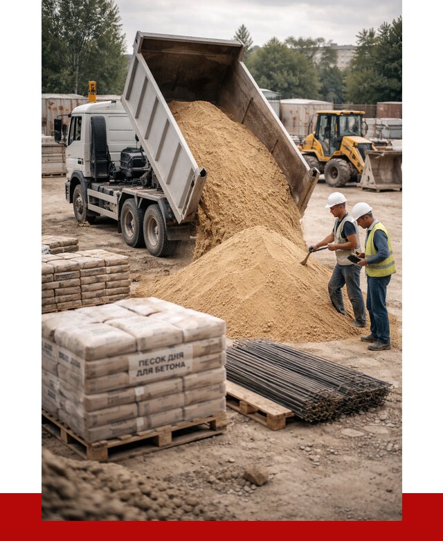 Песок для бетона в Челябинске от 2578 р. с доставкой, ПРОНЕРУДЧлб