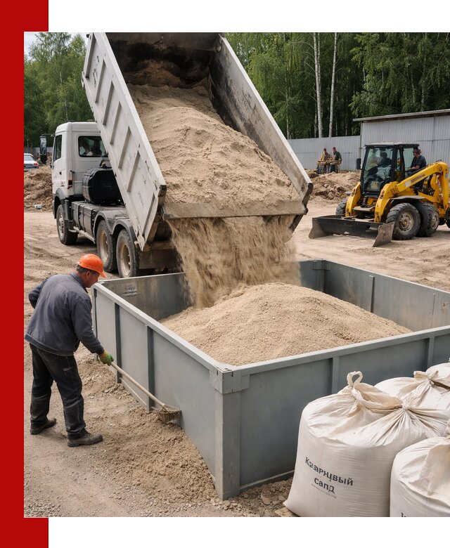 Кварцевый песок для фильтра в Челябинске — доставка и качество