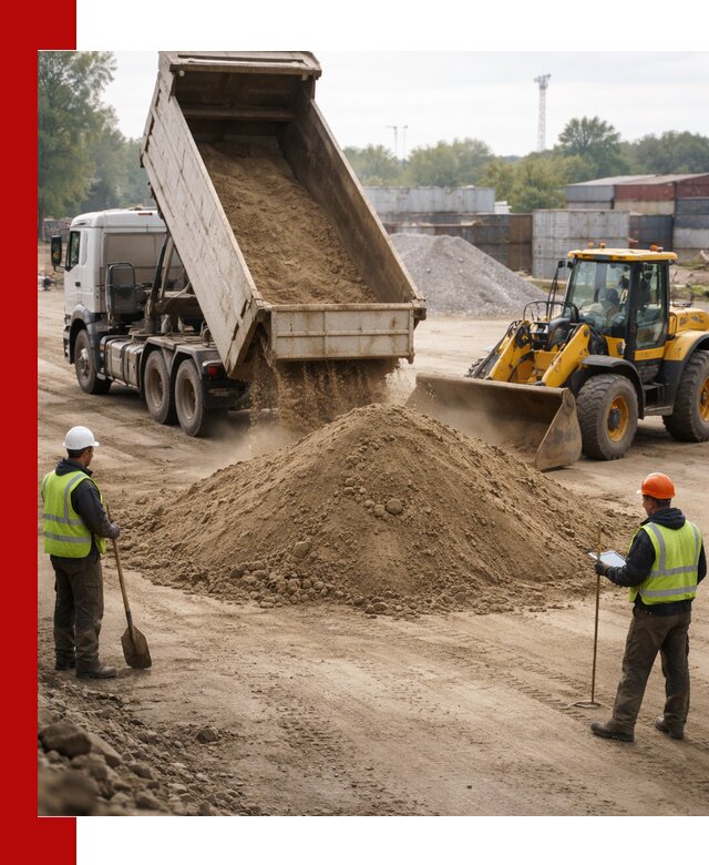 Доставка и продажа пескогрунта оптом и в розницу в Челябинске