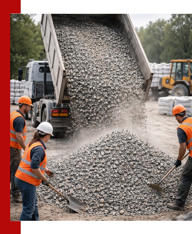 Доставка гравия и камня в Челябинске оптом и в розницу