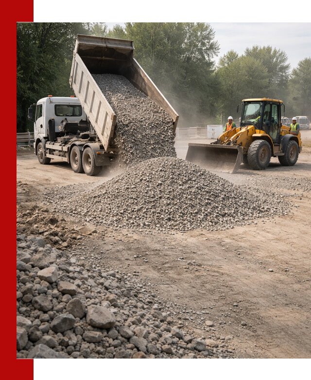 Гравий фракция 5–20 доставка в Челябинске оптом и в розницу