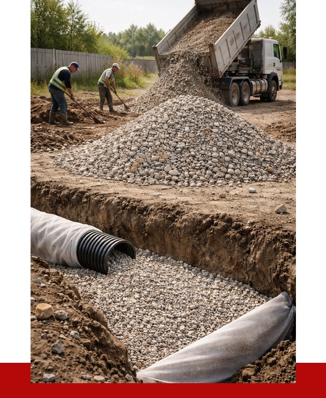 Гравий для дренажа в Челябинске от 2269 р., доставка ПРОНЕРУДЧлб