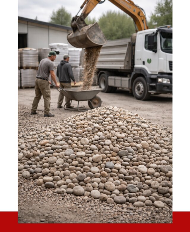 Галька декоративная в Челябинске от 3300 р. за куб | ПРОНЕРУДЧлб