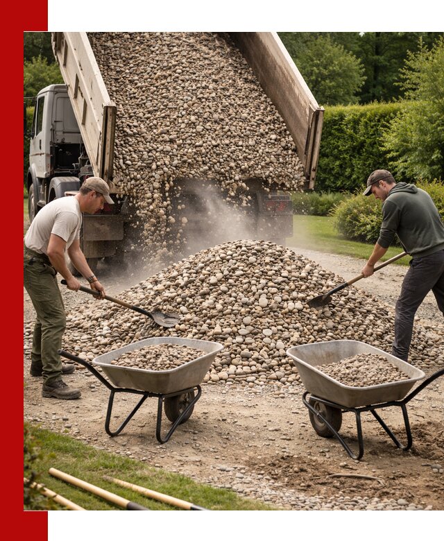 Доставка и продажа декоративной гальки в Челябинске