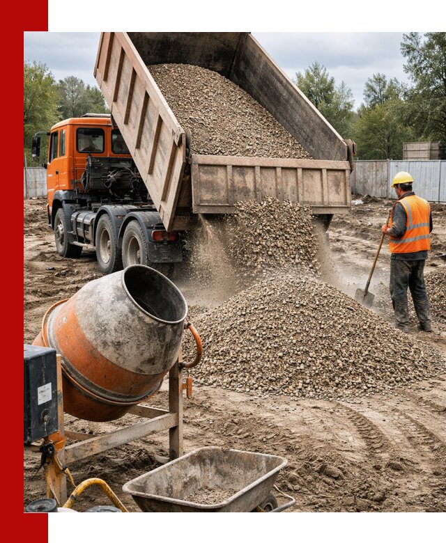Опгс для бетона с доставкой самосвалом в Челябинске от производителя