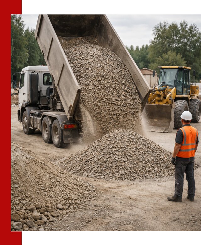 Доставка щпс в Челябинске — щебеночно-песчаная смесь под заборы и дорожки