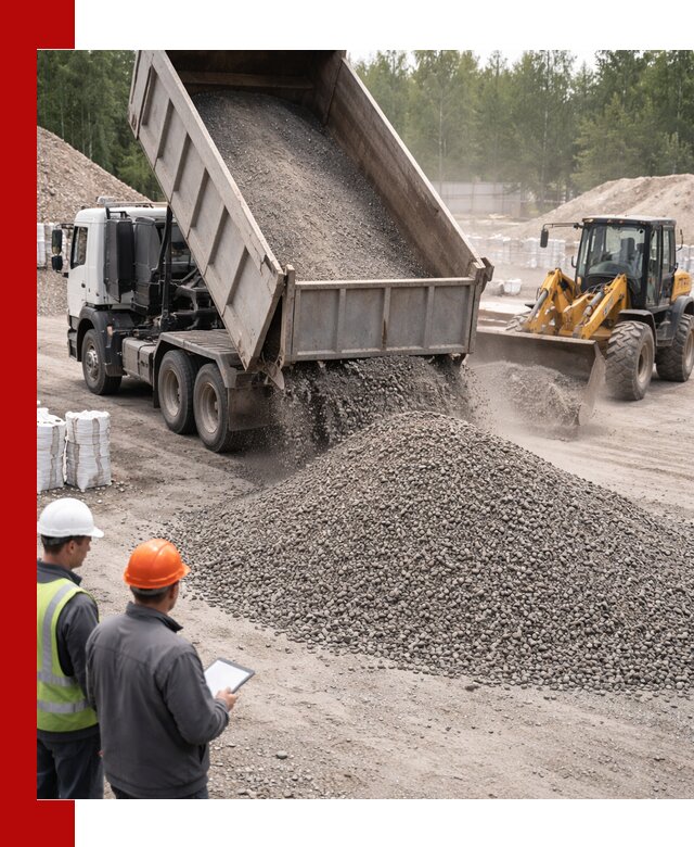 Доставка и продажа гранитного отсева 0-10 в Челябинске