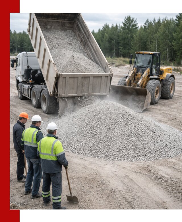 Известняковый отсев 0-5 доставка в Челябинске быстро и выгодно