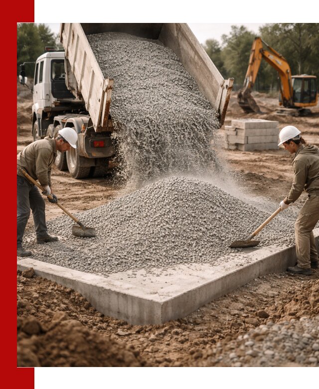 Доставка и продажа отсева для бетона в Челябинске