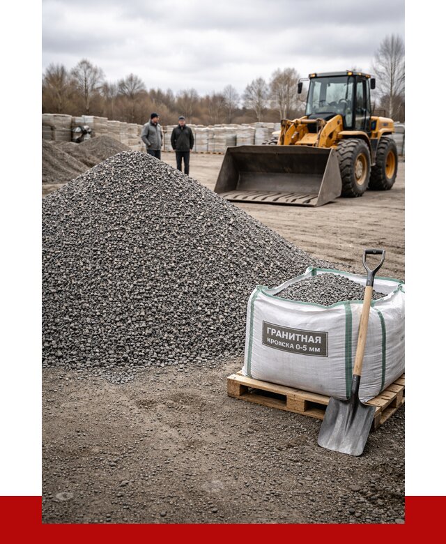 Купить гранитную крошку в Челябинске от 4950 р. с доставкой | ПРОНЕРУДЧлб