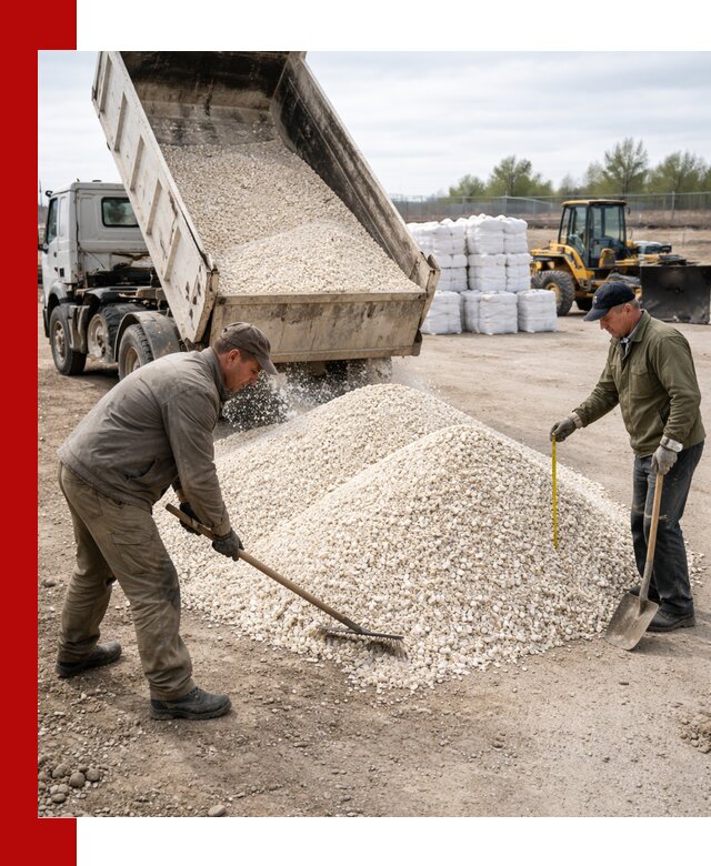 Мраморная крошка с доставкой и разгрузкой в Челябинске