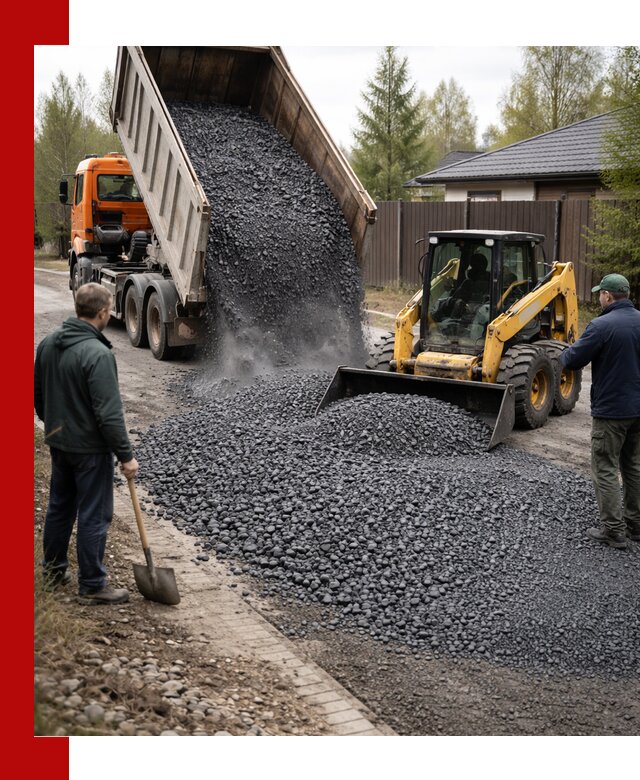 Крошка габбро с доставкой в Челябинске для строительных работ