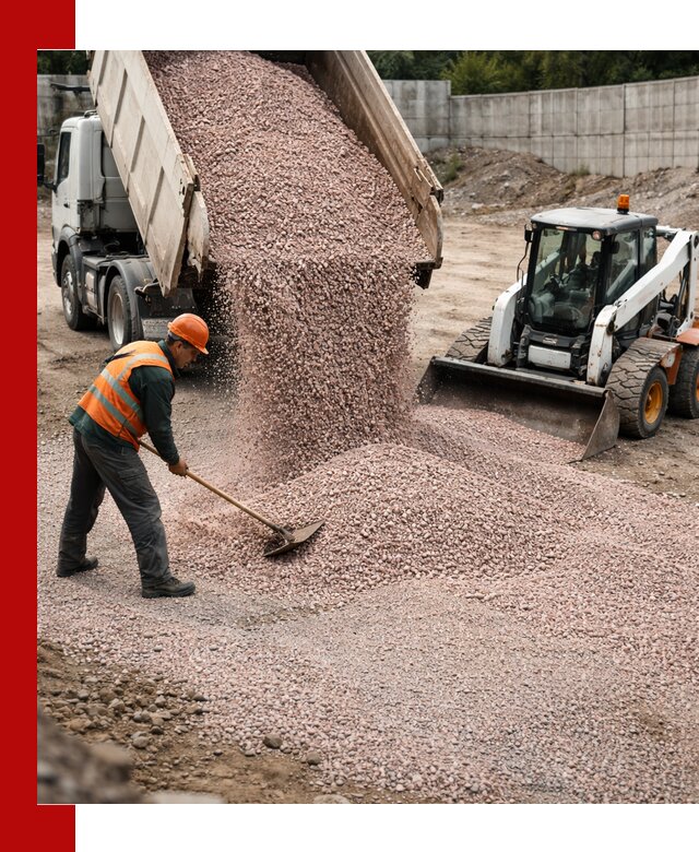 Крошка розовый гранит с доставкой в Челябинске от производителя