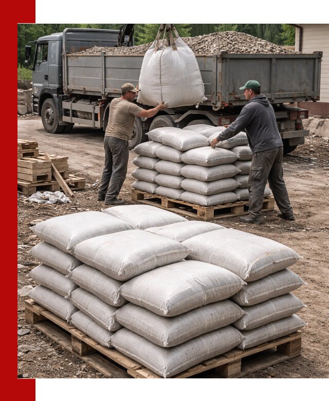 Керамзит в мешках с доставкой в Челябинске от компании-поставщика