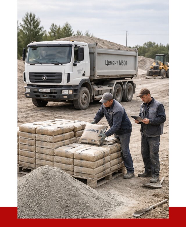 Купить цемент м500 с доставкой в Челябинске от 5362 р. | ПРОНЕРУДЧлб