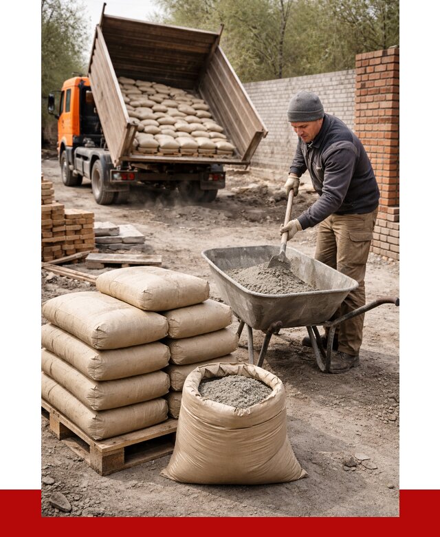 Купить сухую смесь для кладки в Челябинске от 1237 р. | ПРОНЕРУДЧлб