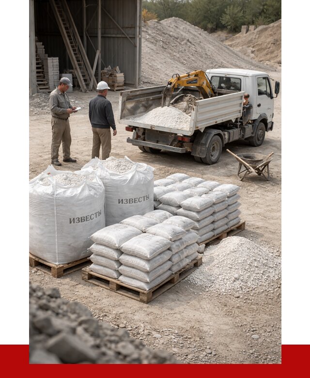 Известь строительная в Челябинске с доставкой от 4331 р. | ПРОНЕРУДЧлб