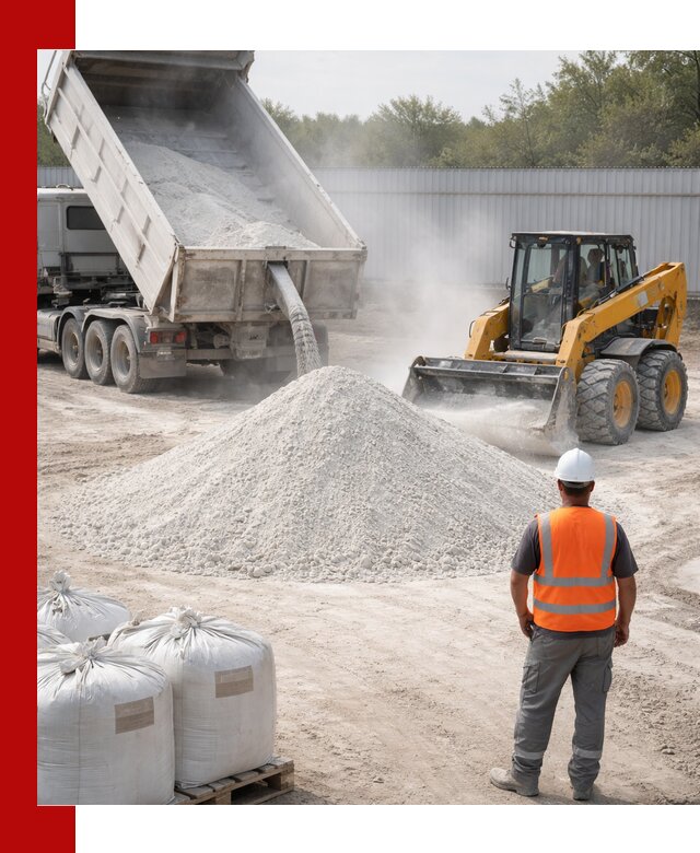 Доставка и продажа известняковой муки в Челябинске