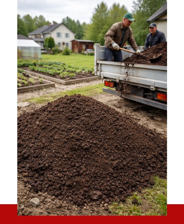 Плодородный грунт в Челябинске с доставкой от 4331 р. | ПРОНЕРУДЧлб