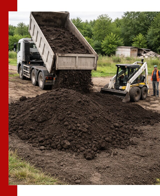 Поставка плодородной земли с доставкой самосвалом в Челябинске