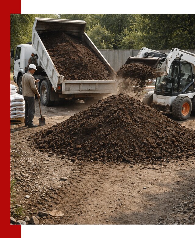 Доставка растительного грунта в Челябинске от производителя оптом и в розницу