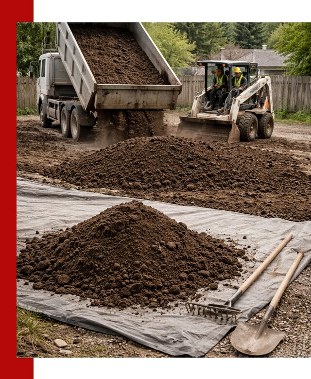 Грунт для отсыпки участка с доставкой в Челябинске