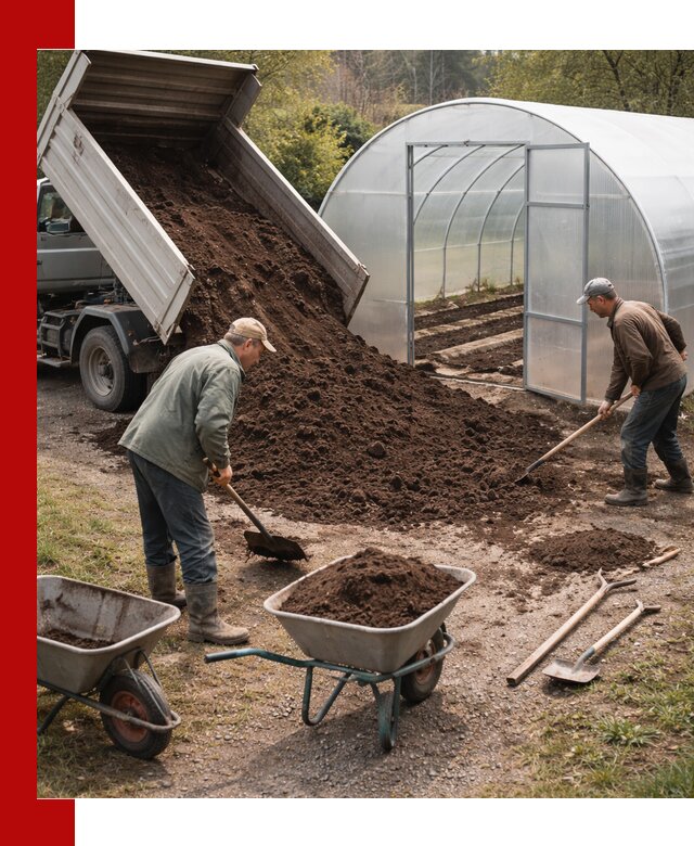 Грунт для теплицы с доставкой в Челябинске — плодородный субстрат под растения
