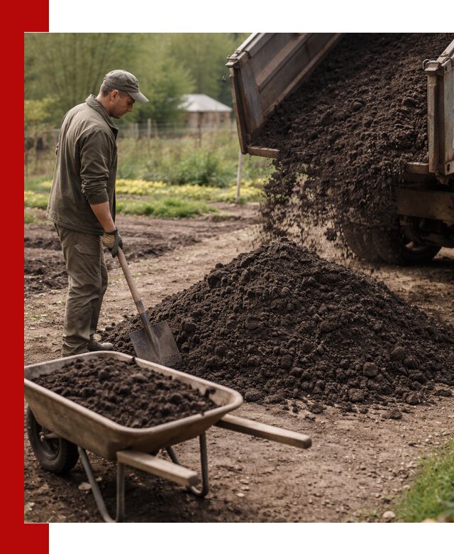 Доставка качественной земли для огорода в Челябинске