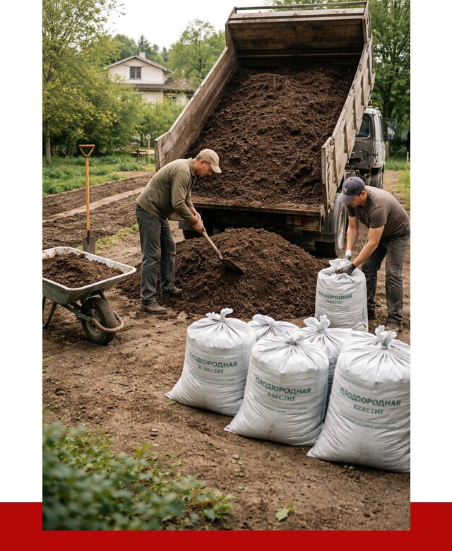 Плодородная смесь в Челябинске от 4331 р./куб с доставкой | ПРОНЕРУДЧлб
